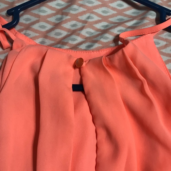 Coral Summer Dress - Picture 5 of 6